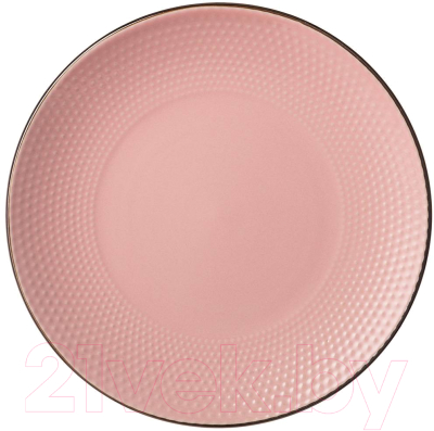 Тарелка столовая обеденная Lefard Ностальжи / 191-163 (розовый сахар)