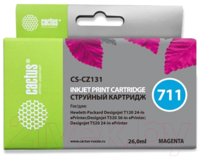 Картридж Cactus CS-CZ131 (пурпурный)