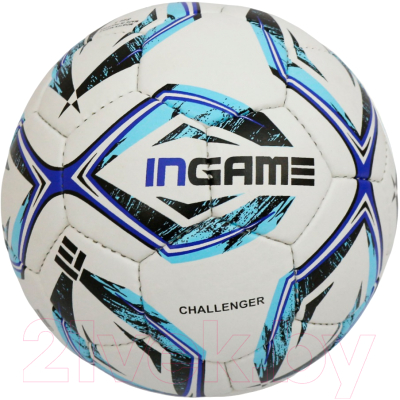 Футбольный мяч Ingame Challenger IFB-101 (белый/синий)