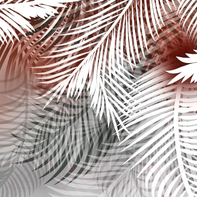 Фотообои листовые Citydecor Пальмовые листья пестрые 2 (200x260)