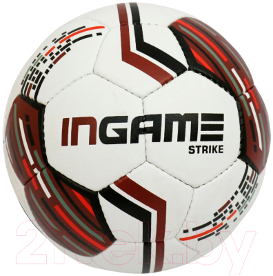 Футбольный мяч Ingame Strike IFB-127 (белый/красный)