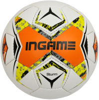 Футбольный мяч Ingame Sturm IFB-128 (белый/желтый) - 