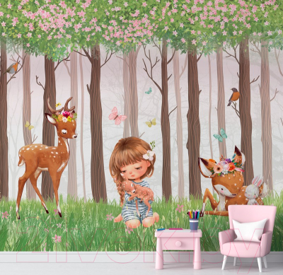 Фотообои листовые Citydecor Magic Forest 2 (300x260)