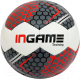 Футбольный мяч Ingame Training IFB-129 (белый/красный/серый) - 
