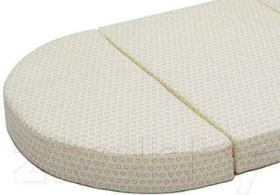 Матрас в кроватку Farfello Для круглой и овальной кроватки 75x125x10 / FT (холо-кокос)