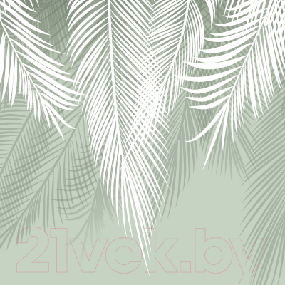 Фотообои листовые Citydecor Пальмовые листья (300x260, олива)