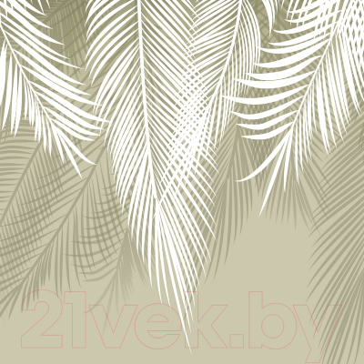 Фотообои листовые Citydecor Пальмовые листья 2 (300x260, олива)