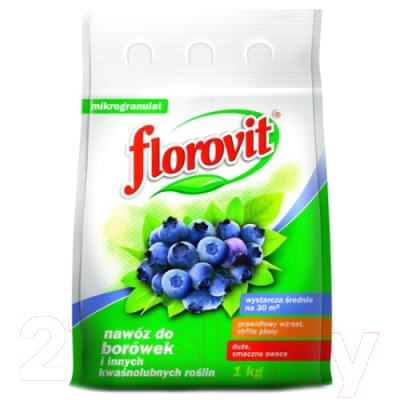Удобрение Florovit для голубики гранулированное (1кг, мешок)