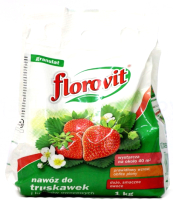 Удобрение Florovit для клубники и земляники гранулированное (1кг, мешок) - 