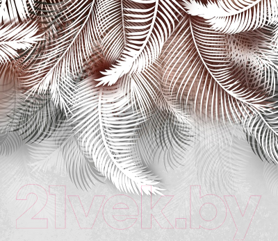 Фотообои листовые Citydecor Пальмовые листья пестрые 2 (300x260)