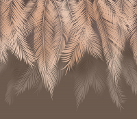 Фотообои листовые Citydecor Пальмовые листья (300x260, с оттенком бежевый) - 