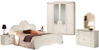 Комплект мебели для спальни ФорестДекоГрупп Щара-4 (слоновая кость) - 