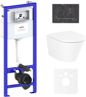 

Унитаз подвесной с инсталляцией Lavinia Boho, Relfix Biore Rimless 75110184