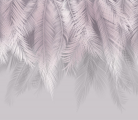 Фотообои листовые Citydecor Пальмовые листья (300x260, с оттенком пудровый-серый) - 