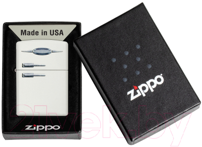 Зажигалка Zippo Retro Fridge Design / 49636 (серебристый матовый)
