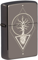 Зажигалка Zippo Heart Of Tree Design / 49687 (черный) - 
