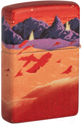 Зажигалка Zippo Mars Design / 49634 (красный матовый)