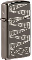 Зажигалка Zippo Slim Collectible / 49709 (черный) - 