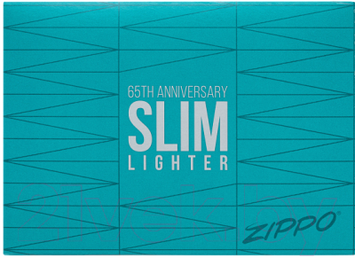 Зажигалка Zippo Slim Collectible / 49709 (черный)