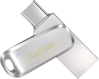 Usb flash накопитель SanDisk Ultra Dual Drive Luxe USB Type-C 128GB (SDDDC4-128G-G46) - 