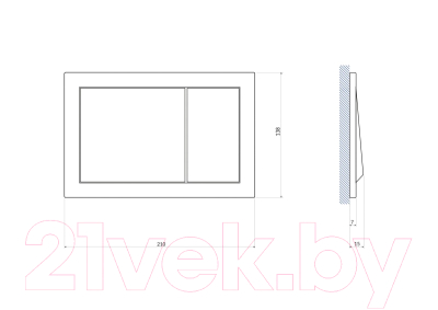 Инсталляция для унитаза Cersanit Aqua Smart M 40/63475 + P-BU-ENT/Cg