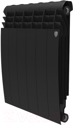 Радиатор биметаллический Royal Thermo Biliner 500 Noir Sable (6 секций)