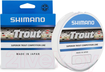

Леска монофильная Shimano, Прозрачный, Trout 0.205мм / TRO15020