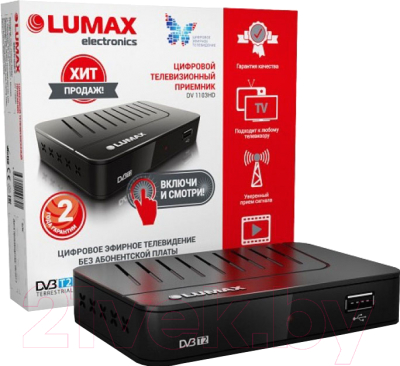 Тюнер цифрового телевидения Lumax DV1103HD
