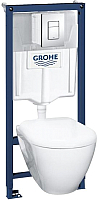 

Унитаз подвесной с инсталляцией GROHE, Solido 39186000