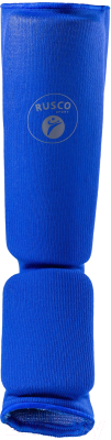 Защита голень-стопа для единоборств RuscoSport XL (синий)