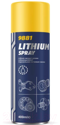 Смазка техническая Mannol Lithium Spray / 9881 (400мл)