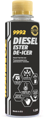 Присадка Mannol Diesel Ester De-Icer / MN9992-025PET (250мл)