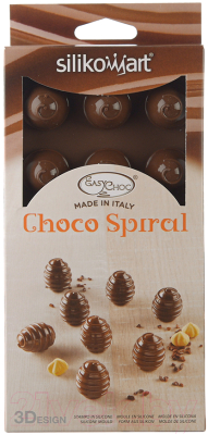 Форма для шоколада Silikomart Choco Spiral / 22.152.77.0165