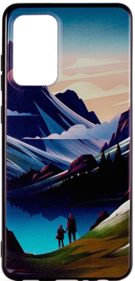 Чехол-накладка Case Print для Galaxy A72 (гора)