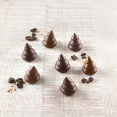 Форма для шоколада Silikomart Choco Trees / 22.154.77.0065