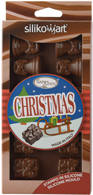 Форма для шоколада Silikomart Christmas / 22.106.77.0065
