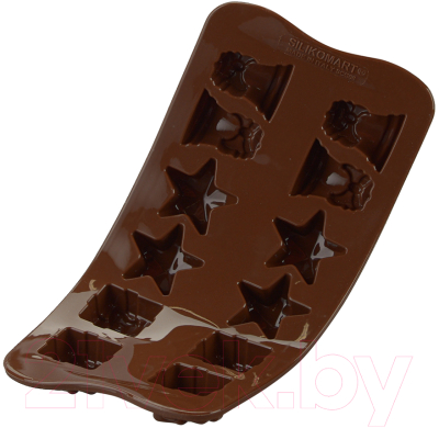 Форма для шоколада Silikomart Christmas / 22.106.77.0065