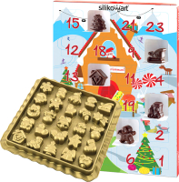 Форма для шоколада Silikomart Xmas Countdown / 25.741.63.0060 - 