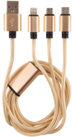 

Кабель Energy, ET-07 3 в 1 USB/MicroUSB+ Lightning+Type-C / 006383