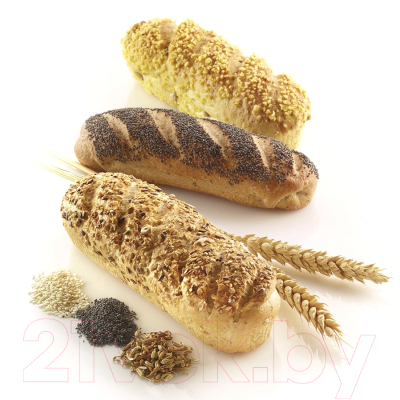 Форма для выпечки Silikomart Mini Baguette Bread / 21.002.13.0065
