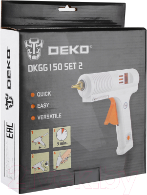 Клеевой пистолет Deko DKGG150 SET2 / 063-4973