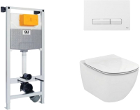 

Унитаз подвесной с инсталляцией Ideal Standard, OP-T0079 + 139178