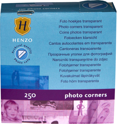 Уголки для фотографий Henzo 18.311.00 (250шт)