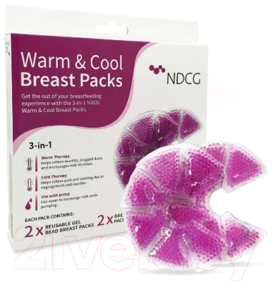 Набор термонакладок для груди NDCG Mother Care 3 в 1 / 05.4334