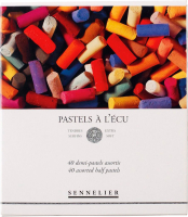 Набор сухой пастели Sennelier A l'ecu Half Pastel / N132230 (40цв) -