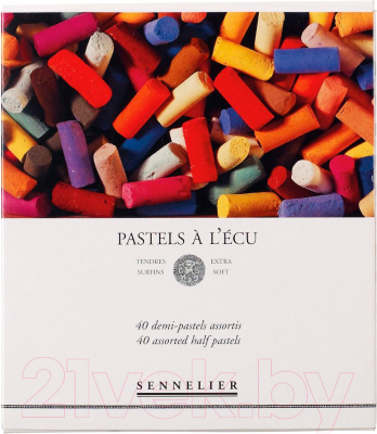 Набор сухой пастели Sennelier A l'ecu Half Pastel / N132230 (40цв)