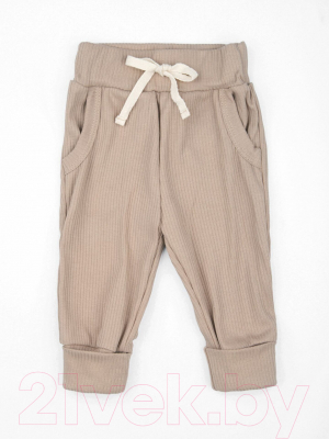 Комплект одежды для малышей Amarobaby Fashion / AB-OD21-FS2/03-80 (бежевый, р. 80)