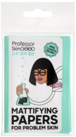 Матирующие салфетки для лица Professor SkinGood Mattifying Papers Для проблемной кожи (50шт) - 