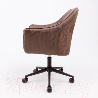Кресло офисное AksHome Barren (винтажный коричневый/черный)