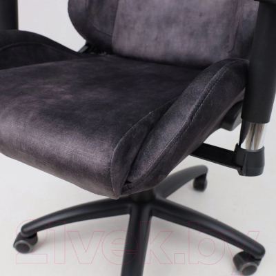 Кресло офисное AksHome Titan (черная замша)